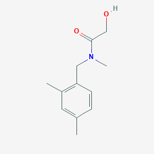 N-[(2,4-dimethylphenyl)methyl]-2-hydroxy-N-methylacetamide