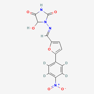 5-hydroxy-1-[(E)-[5-(2,3,5,6-tetradeuterio-4-nitrophenyl)furan-2-yl]methylideneamino]imidazolidine-2,4-dione