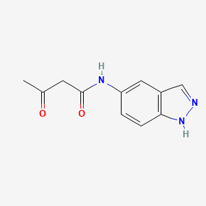 N-(1H-indazol-5-yl)-3-oxobutanamide