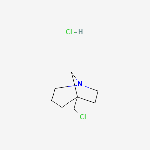 5-(Chloromethyl)-1-azabicyclo[3.2.1]octane hydrochloride