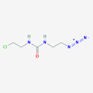 molecular formula C5H10ClN5O B12314708 3-(2-Azidoethyl)-1-(2-chloroethyl)urea 