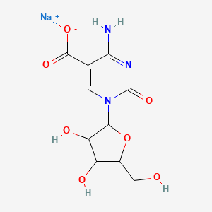 Sodium;4-amino-1-[3,4-dihydroxy-5-(hydroxymethyl)oxolan-2-yl]-2-oxopyrimidine-5-carboxylate