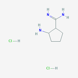 2-Aminocyclopentane-1-carboximidamide dihydrochloride