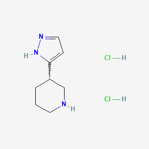 (S)-3-(1H-pyrazol-5-yl)piperidine dihydrochloride