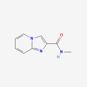 molecular formula C9H9N3O B12314791 N-methylimidazo[1,2-a]pyridine-2-carboxamide 