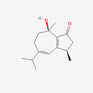 molecular formula C15H22O2 B1231480 Nardoguaianone J 