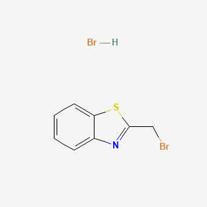 molecular formula C8H7Br2NS B12314815 2-(Bromomethyl)-1,3-benzothiazole hydrobromide 