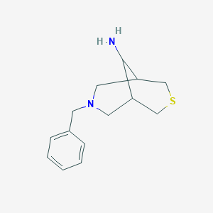 7-Benzyl-3-thia-7-azabicyclo[3.3.1]nonan-9-amine