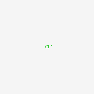 molecular formula Cl B1231483 Chlorine atom CAS No. 22537-15-1