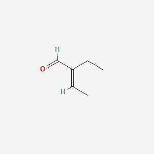 molecular formula C6H10O B1231484 2-乙基巴豆醛 CAS No. 19780-25-7