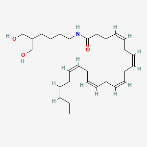 molecular formula C29H47NO3 B12314879 (4Z,7Z,10Z,13Z,16Z,19Z)-N-[6-hydroxy-5-(hydroxymethyl)hexyl]docosa-4,7,10,13,16,19-hexaenamide 