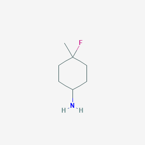 4-Fluoro-4-methylcyclohexan-1-amine