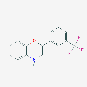 2-[3-(Trifluoromethyl)phenyl]-3,4-dihydro-2H-1,4-benzoxazine