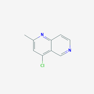 molecular formula C9H7ClN2 B12314932 4-Chloro-2-methyl-1,6-naphthyridine 