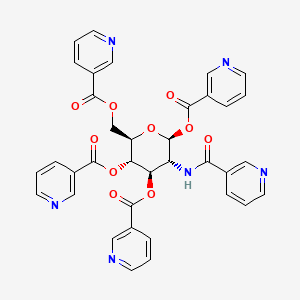 molecular formula C36H28N6O10 B1231498 Glunicate CAS No. 80763-86-6