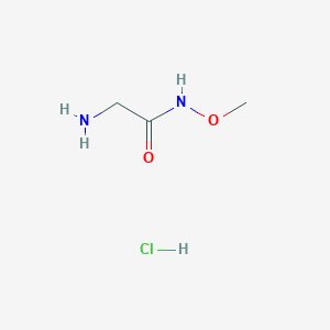 molecular formula C3H9ClN2O2 B12314993 2-amino-N-methoxyacetamide hydrochloride 