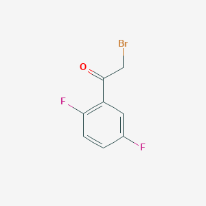 molecular formula C8H5BrF2O B123150 2-溴-1-(2,5-二氟苯基)乙酮 CAS No. 258513-41-6