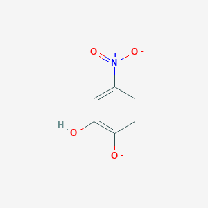 molecular formula C6H4NO4- B1231501 2-羟基-4-硝基酚盐 