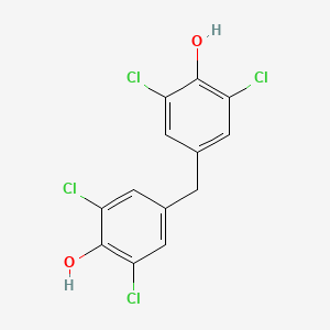 2,6-Dichloro-4-[(3,5-dichloro-4-hydroxyphenyl)methyl]phenol