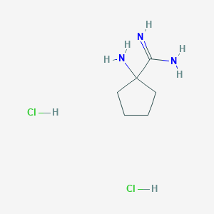 1-Aminocyclopentane-1-carboximidamide dihydrochloride