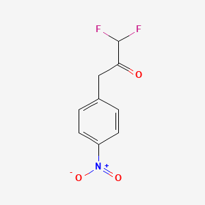 1,1-Difluoro-3-(4-nitrophenyl)propan-2-one