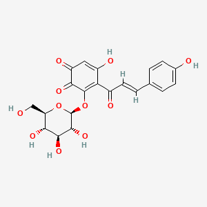 molecular formula C21H20O11 B1231511 红花素 