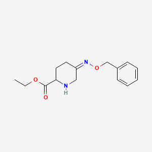 (S,Z)-ethyl 5-((benzyloxy)imino)piperidine-2-carboxylate