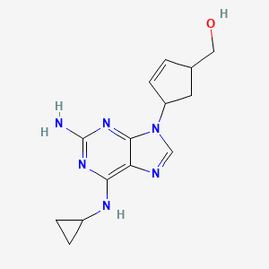 {4-[2-amino-6-(cyclopropylamino)-9H-purin-9-yl]cyclopent-2-en-1-yl}methanol