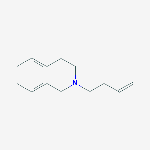 molecular formula C13H17N B12315219 2-(But-3-en-1-yl)-1,2,3,4-tetrahydroisoquinoline 