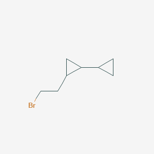 1-(2-Bromoethyl)-2-cyclopropylcyclopropane