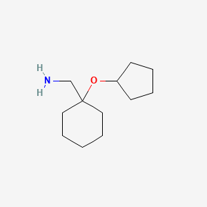 [1-(Cyclopentyloxy)cyclohexyl]methanamine