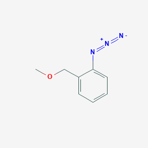 molecular formula C8H9N3O B12315323 1-Azido-2-(methoxymethyl)benzene 