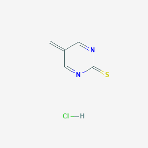 molecular formula C5H5ClN2S B12315348 5-Methylidenepyrimidine-2-thione;hydrochloride 