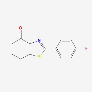 2-(4-Fluorophenyl)-4,5,6,7-tetrahydro-1,3-benzothiazol-4-one