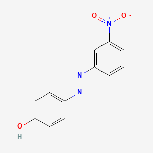 4-[(3-Nitrophenyl)hydrazinylidene]cyclohexa-2,5-dien-1-one