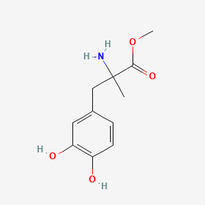 molecular formula C11H15NO4 B12315441 3-Hydroxy-Alpha-methyl-tyrosine Methyl Ester 