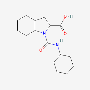 1-(Cyclohexylcarbamoyl)-octahydro-1H-indole-2-carboxylic acid