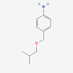 4-[(2-Methylpropoxy)methyl]aniline