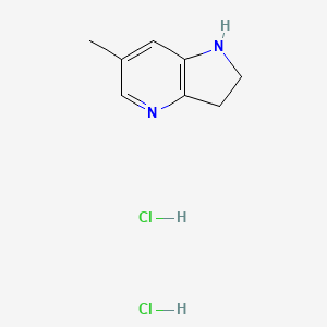 6-Methyl-1H,2H,3H-pyrrolo[3,2-b]pyridine dihydrochloride