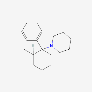 molecular formula C18H27N B1231555 1-(1-Phenyl-2-methylcyclohexyl)piperidine CAS No. 59397-29-4