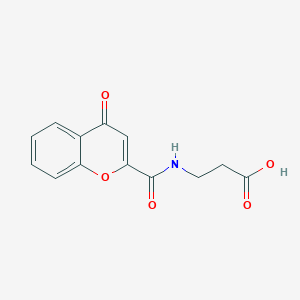 3-[(4-oxo-4H-chromen-2-yl)formamido]propanoic acid