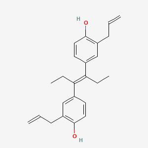 molecular formula C24H28O2 B1231560 3,3'-Diallyldiethylstilbestrol CAS No. 4870-88-6