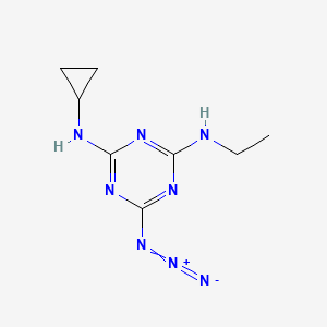 6-Azido-N-cyclopropyl-N'-ethyl-1,3,5-triazine-2,4-diamine