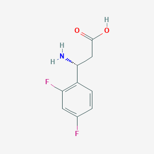 (3R)-3-amino-3-(2,4-difluorophenyl)propanoic acid