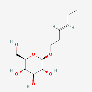 molecular formula C12H22O6 B1231571 3-Hexenyl-beta-glucopyranoside CAS No. 95632-87-4