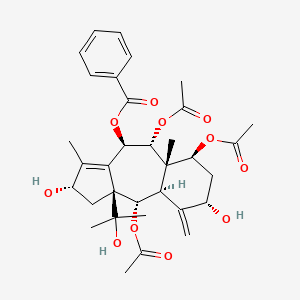 molecular formula C33H42O11 B1231572 Taxchinin A 