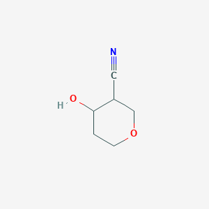 4-Hydroxyoxane-3-carbonitrile