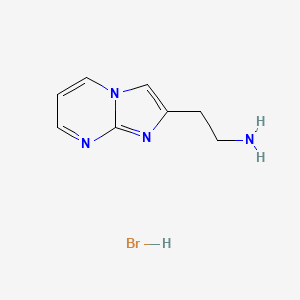 2-{Imidazo[1,2-a]pyrimidin-2-yl}ethan-1-amine hydrobromide