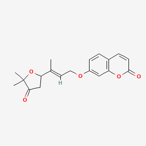 molecular formula C19H20O5 B1231576 2'',3''-Dihydrogeiparvarin CAS No. 98066-12-7