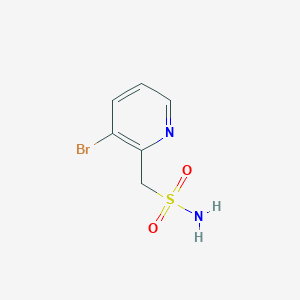 molecular formula C6H7BrN2O2S B12315768 (3-Bromopyridin-2-yl)methanesulfonamide 